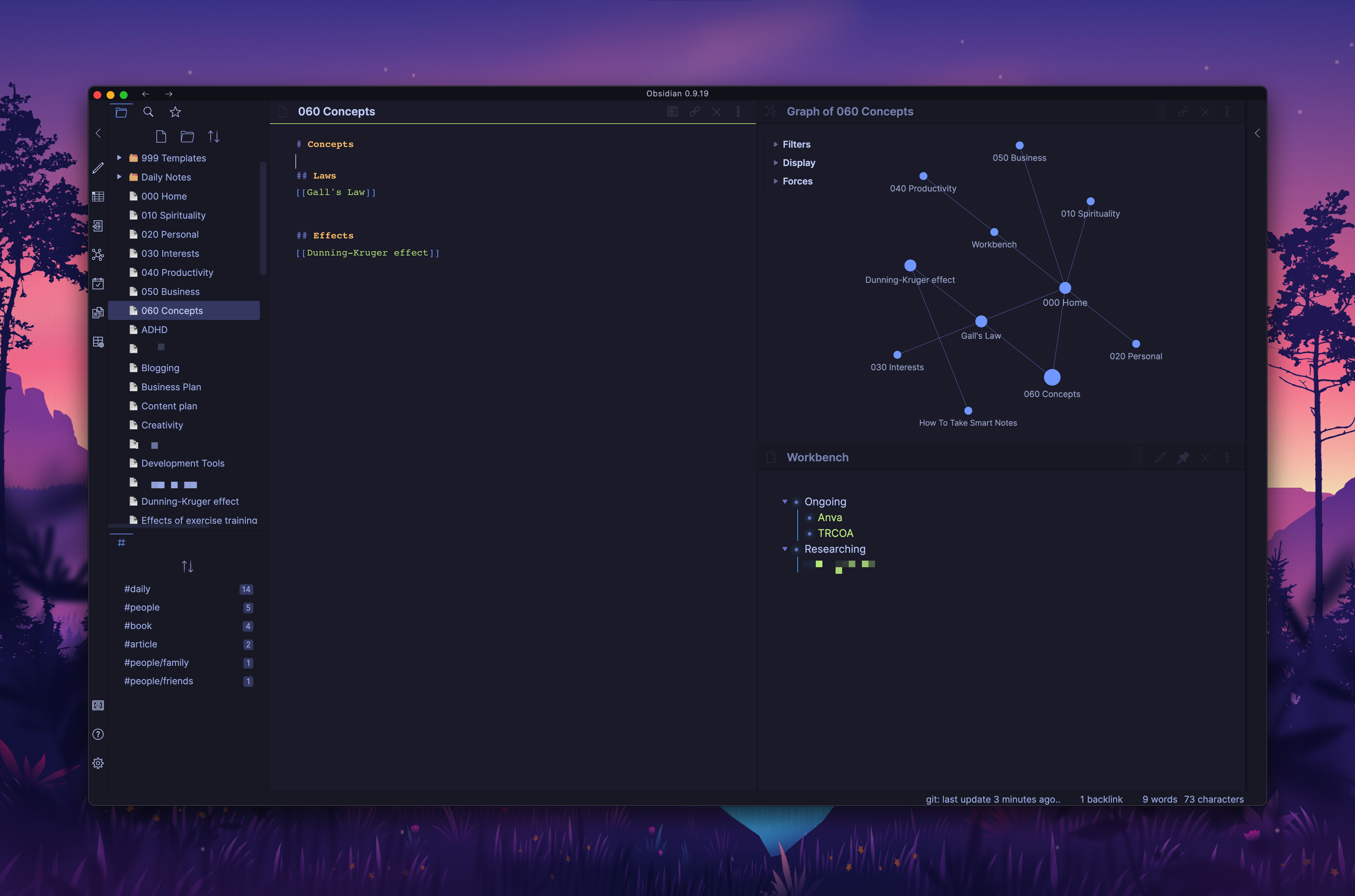 Obsidian Markdown Editor